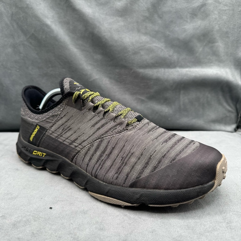 Brooks‎ PureGrit 8 Men’s Trail Running Shoes Size 12 Black/Gray